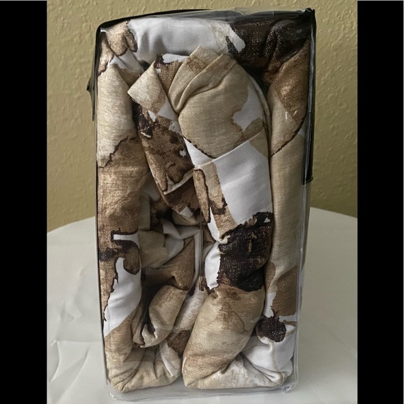 NWT LAUREN RALPH LAUREN Corrine Tonal Leaf King Duvet Cover Set Duvet Covers